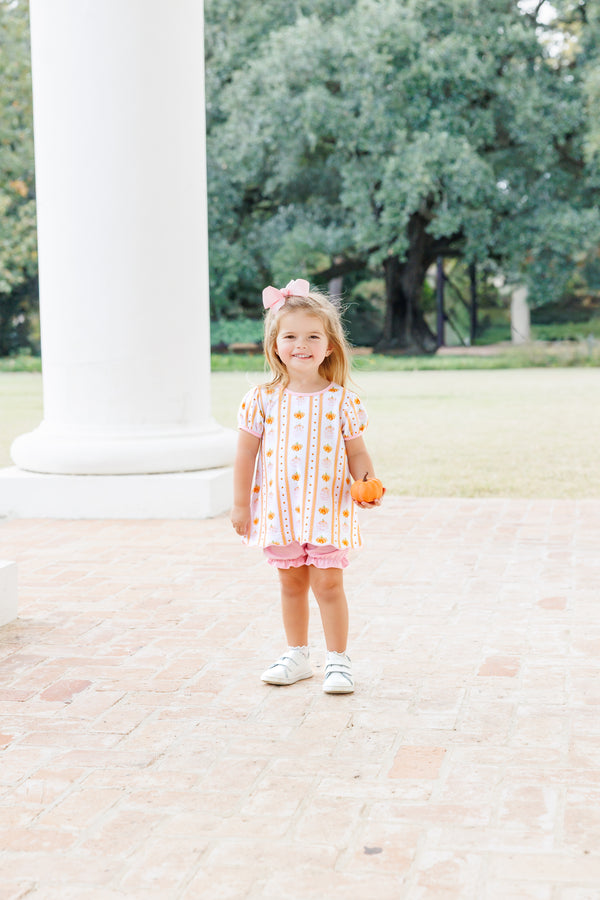 Pumpkin Patch Scalloped Bloomer Set