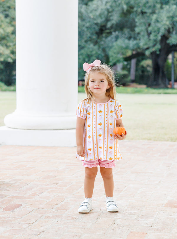 Pumpkin Patch Scalloped Bloomer Set