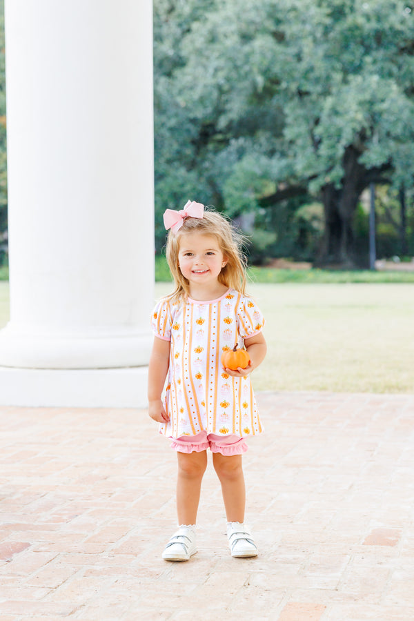 Pumpkin Patch Scalloped Bloomer Set