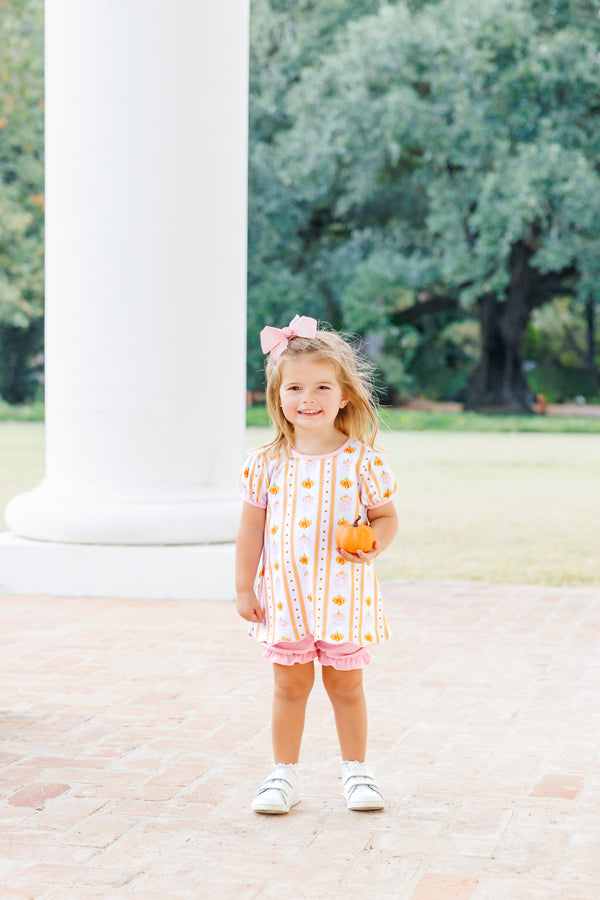 Pumpkin Patch Scalloped Bloomer Set