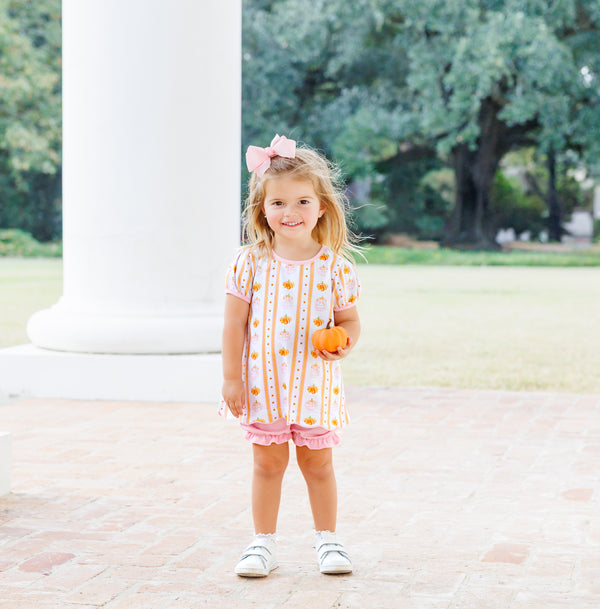 Pumpkin Patch Scalloped Bloomer Set