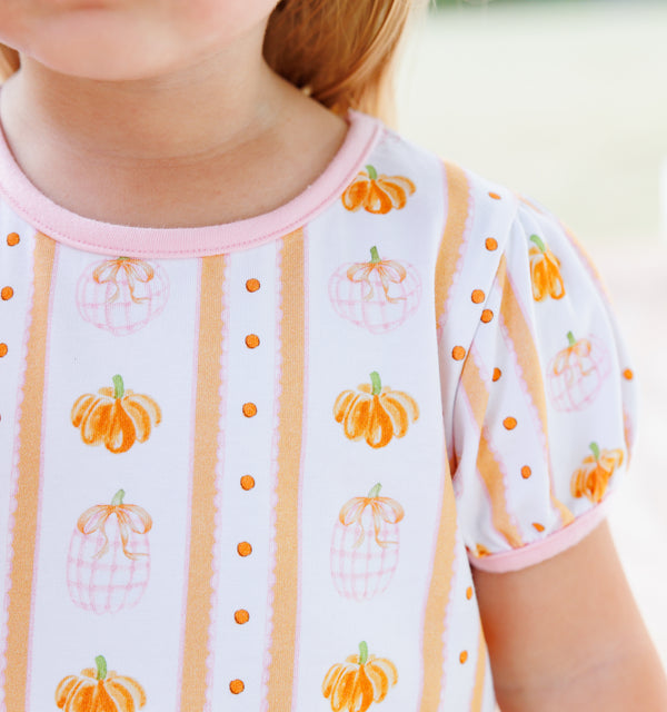 Pumpkin Patch Scalloped Bloomer Set
