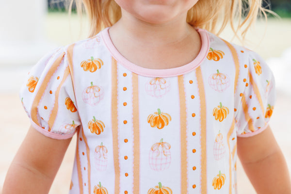 Pumpkin Patch Scalloped Bloomer Set