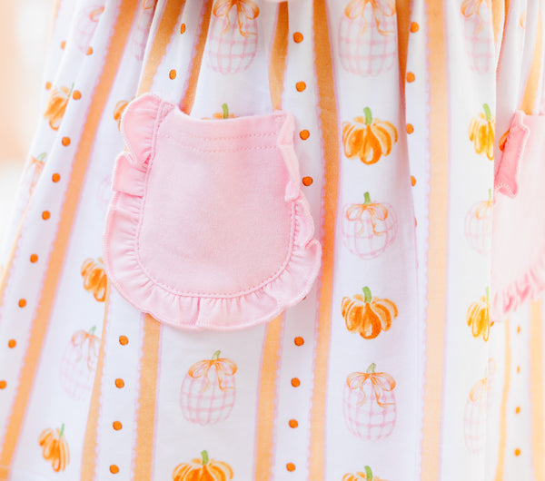 Pumpkin Patch Ruffle Bloomer Set