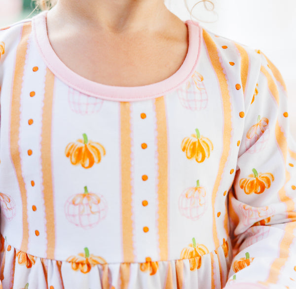 Pumpkin Patch Ruffle Bloomer Set