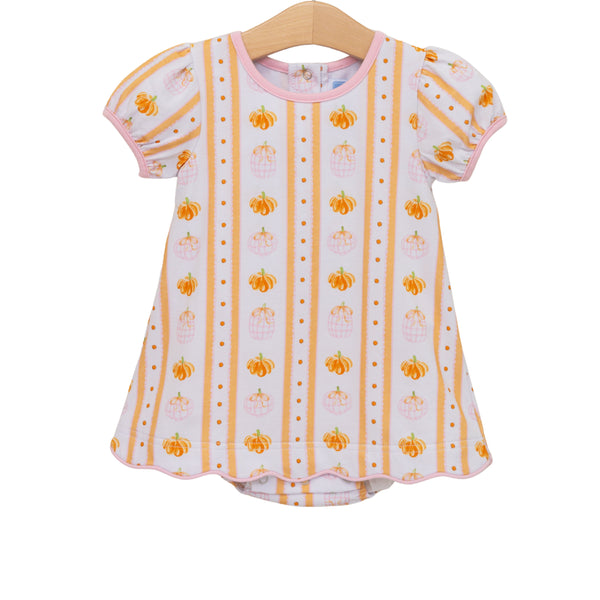 Pumpkin Patch Scalloped Bubble