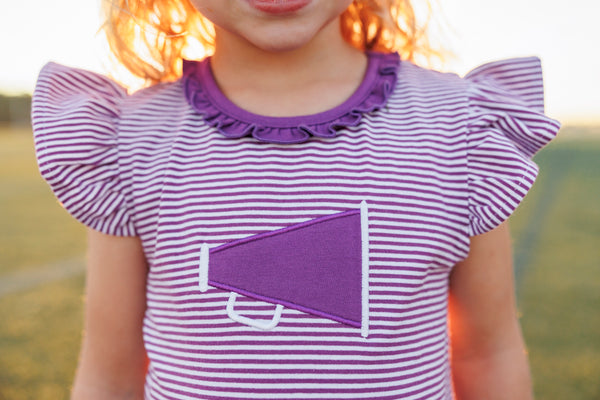 Megaphone Dress- Purple