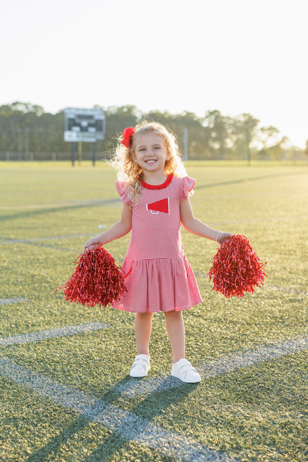 Megaphone Dress- Red