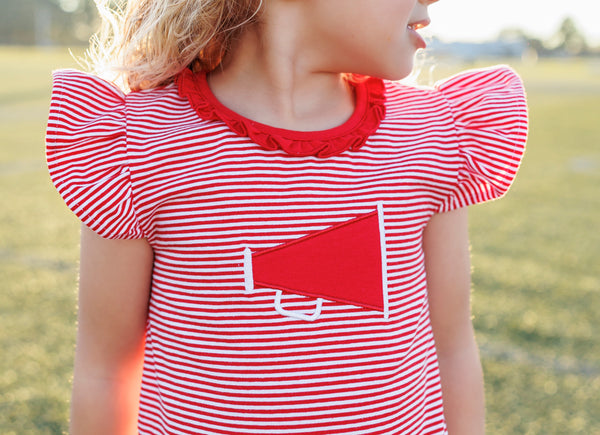 Megaphone Dress- Red