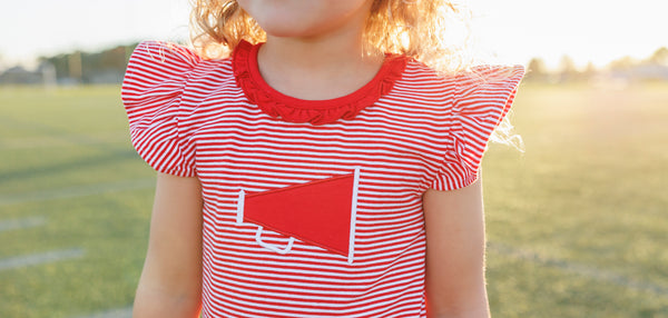 Megaphone Dress- Red