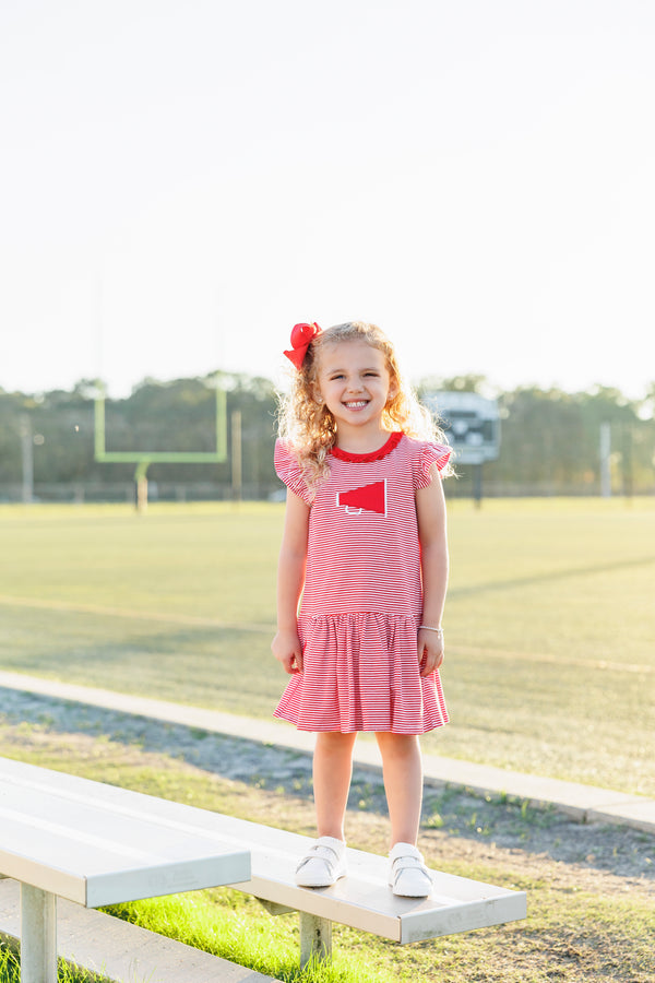 Megaphone Dress- Red
