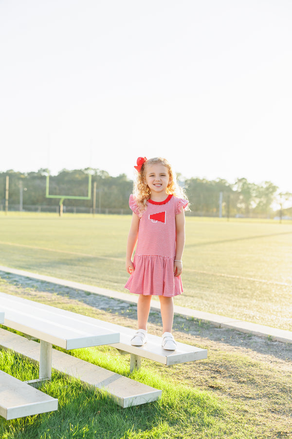Megaphone Dress- Red