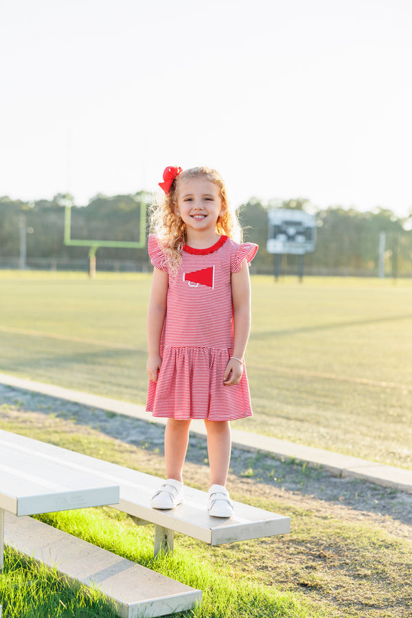 Megaphone Dress- Red