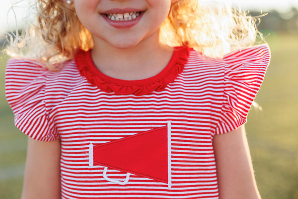 Megaphone Dress- Red