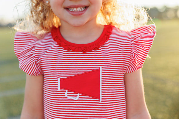 Megaphone Dress- Red