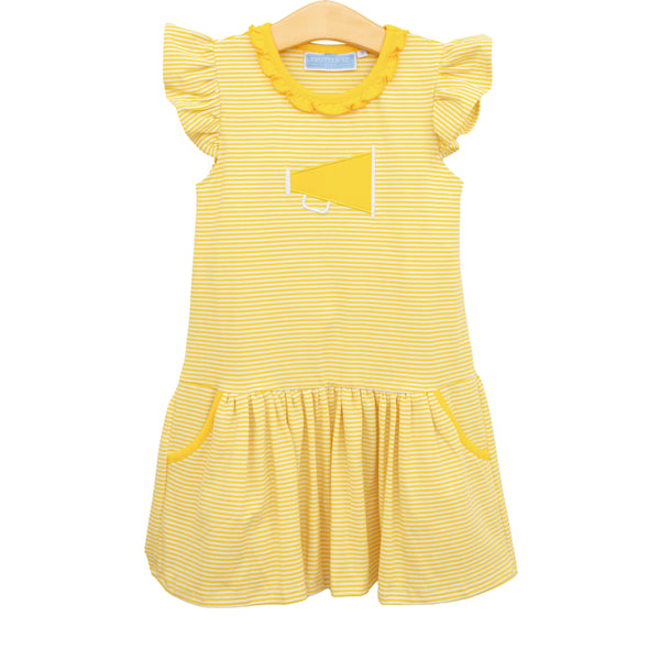Megaphone Dress- Yellow